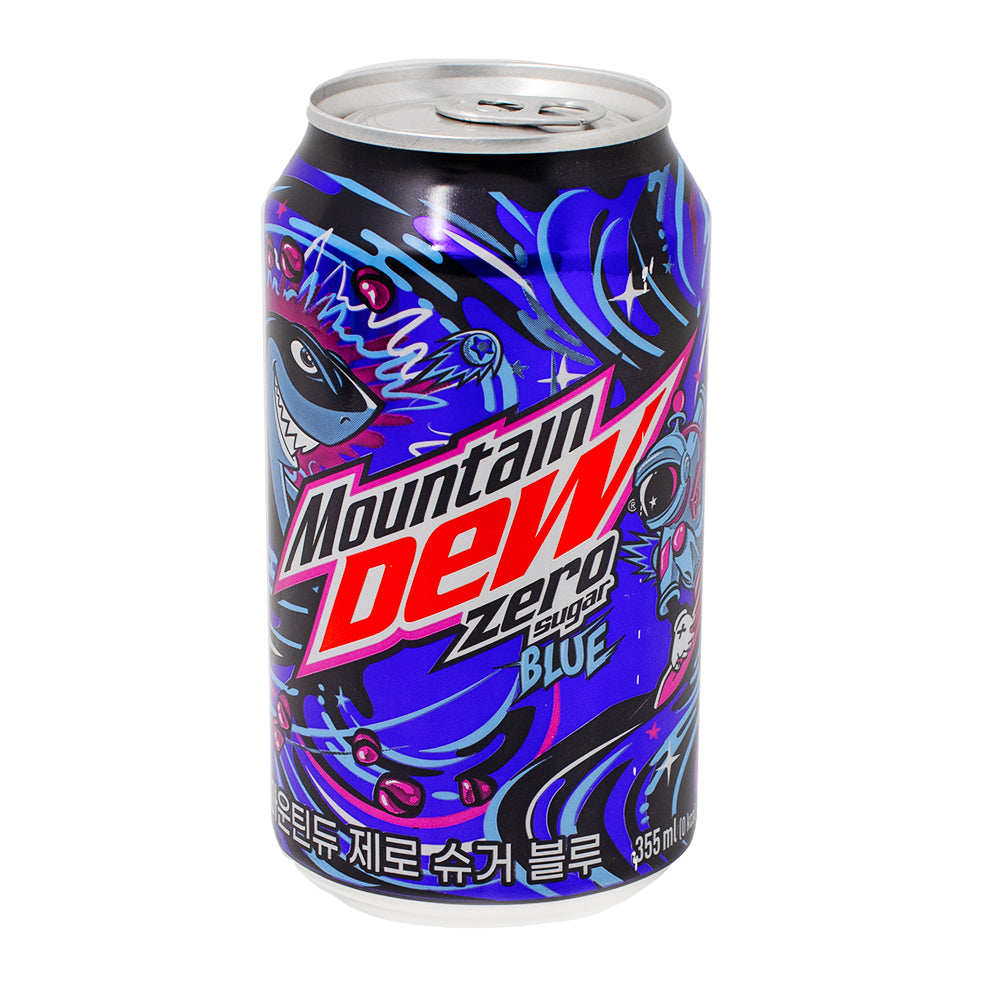 Mountain Dew Zero Sugar Blue - 355mL - Mountain Dew - Mountain Dew Soda - Mountain Dew Drink - Mountain Dew Zero Sugar Blue - Zero Sugar Drink - Mountain Dew Zero Sugar