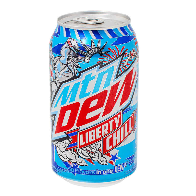 Mountain Dew Liberty Chill - 355mL - Mountain Dew Liberty Chill - Mountain Dew - Mountain Dew Soda - Mountain Dew Drink - Liberty Chill