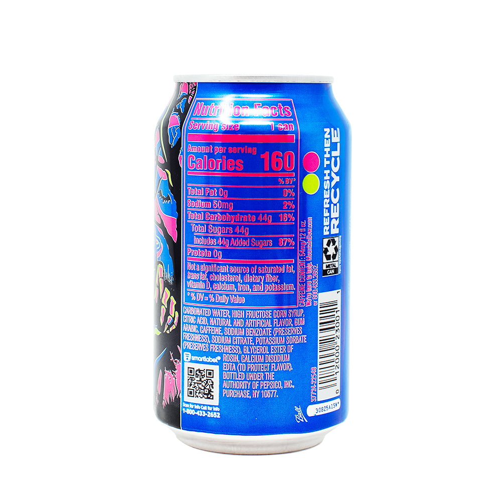 Mountain Dew Mystery VOO DEW Flavour - 355mL Nutrition Facts Ingredients