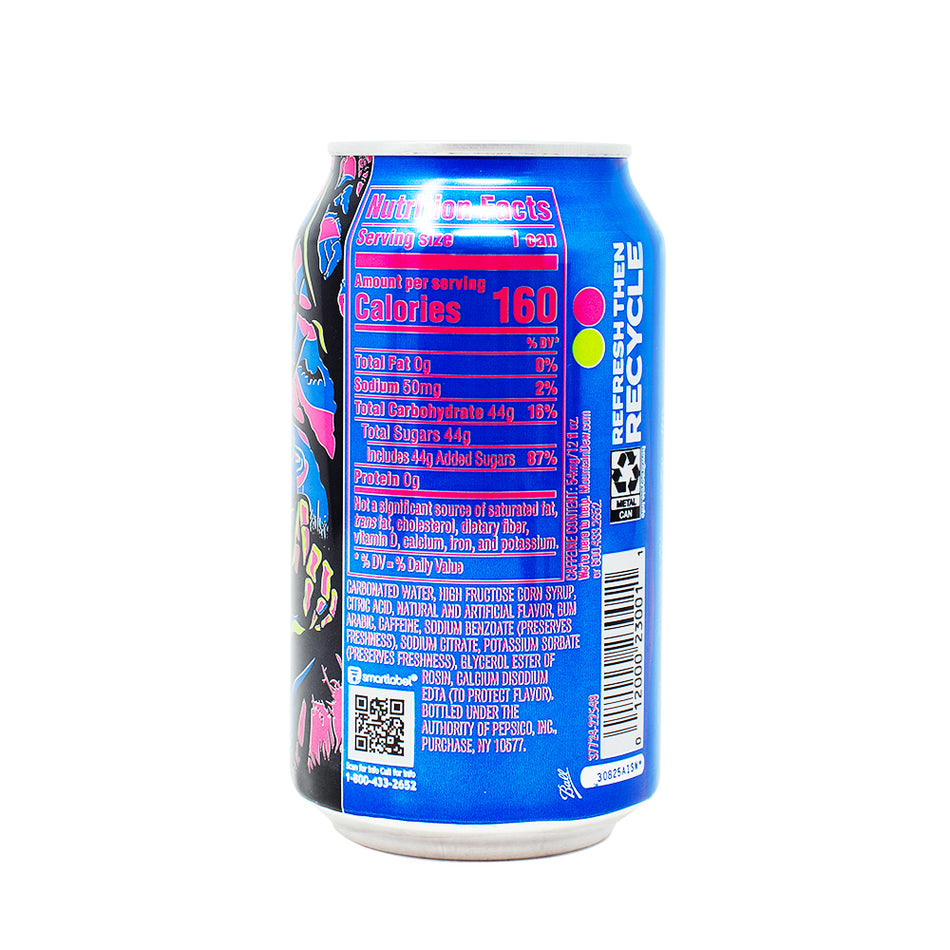 Mountain Dew Mystery VOO DEW Flavour - 355mL Nutrition Facts Ingredients - Mountain Dew - Drink - Sweet Drink - Soda - Mountain Dew Mystery - Mountain Dew Mystery Flavour
