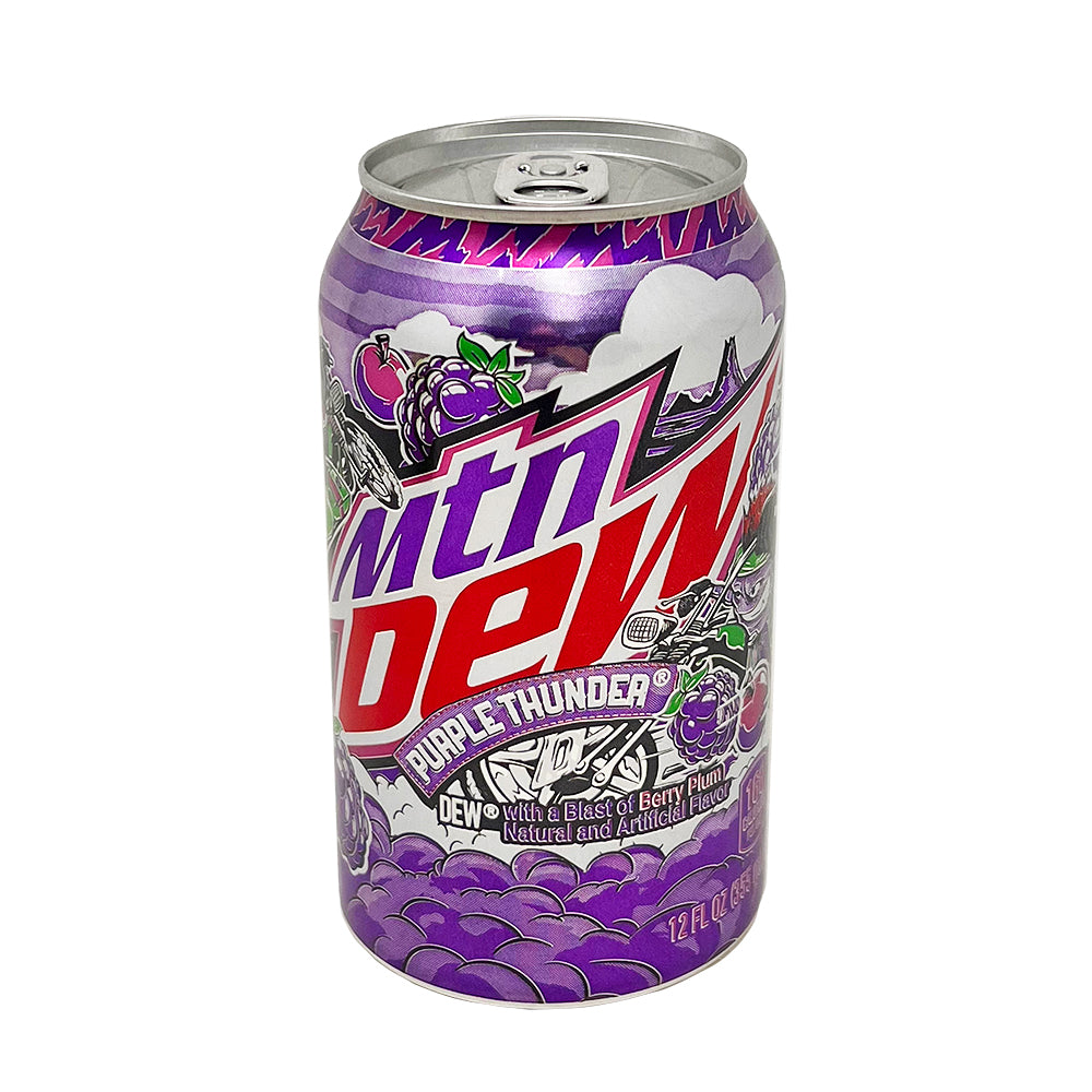 Mountain Dew Purple Thunder Soda - 355mL | Candy Funhouse – Candy ...