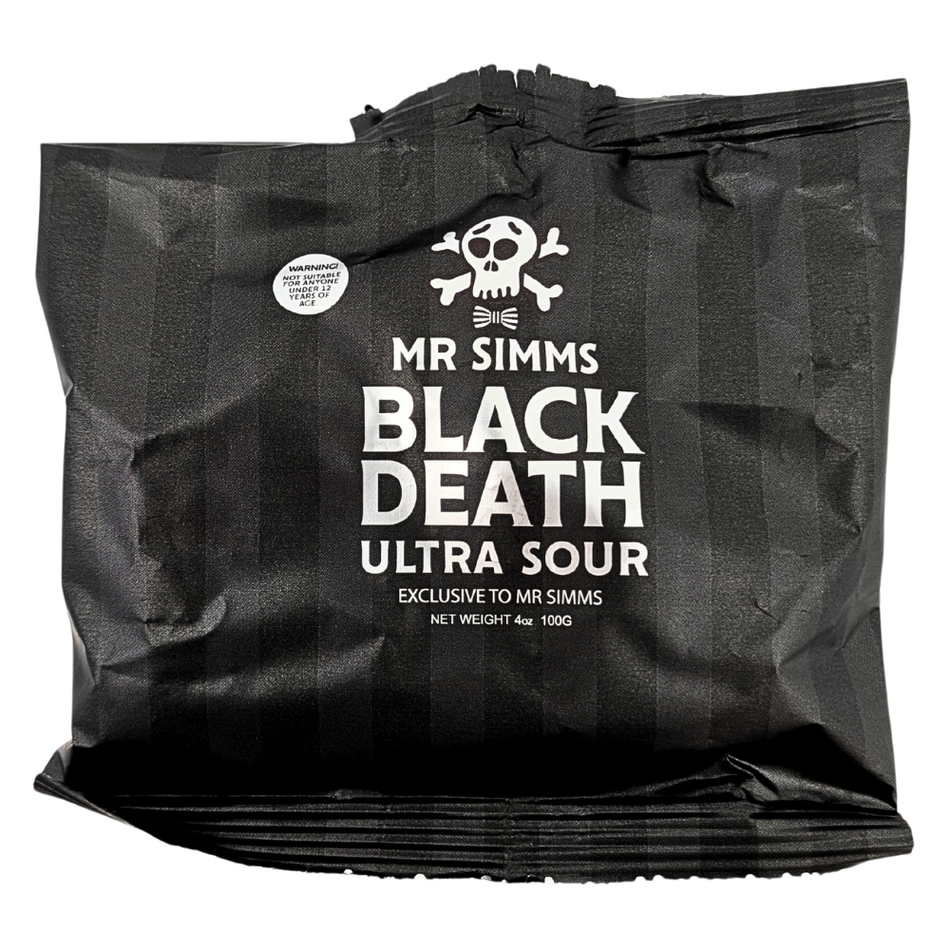 Mr Simms Black Death Ultra Sour (UK) - 100g