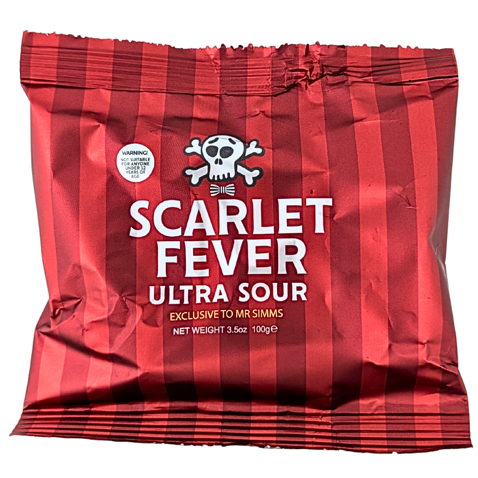 Mr Simms Scarlet Fever Ultra Sour (UK) - 100g