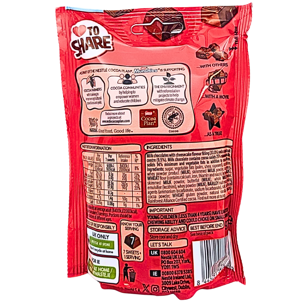 Munchies Vanilla Cheesecake (UK) - 97g