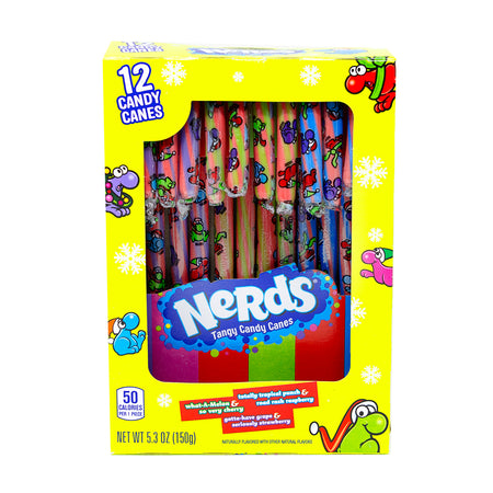 Nerds Candy Canes - 12 CT