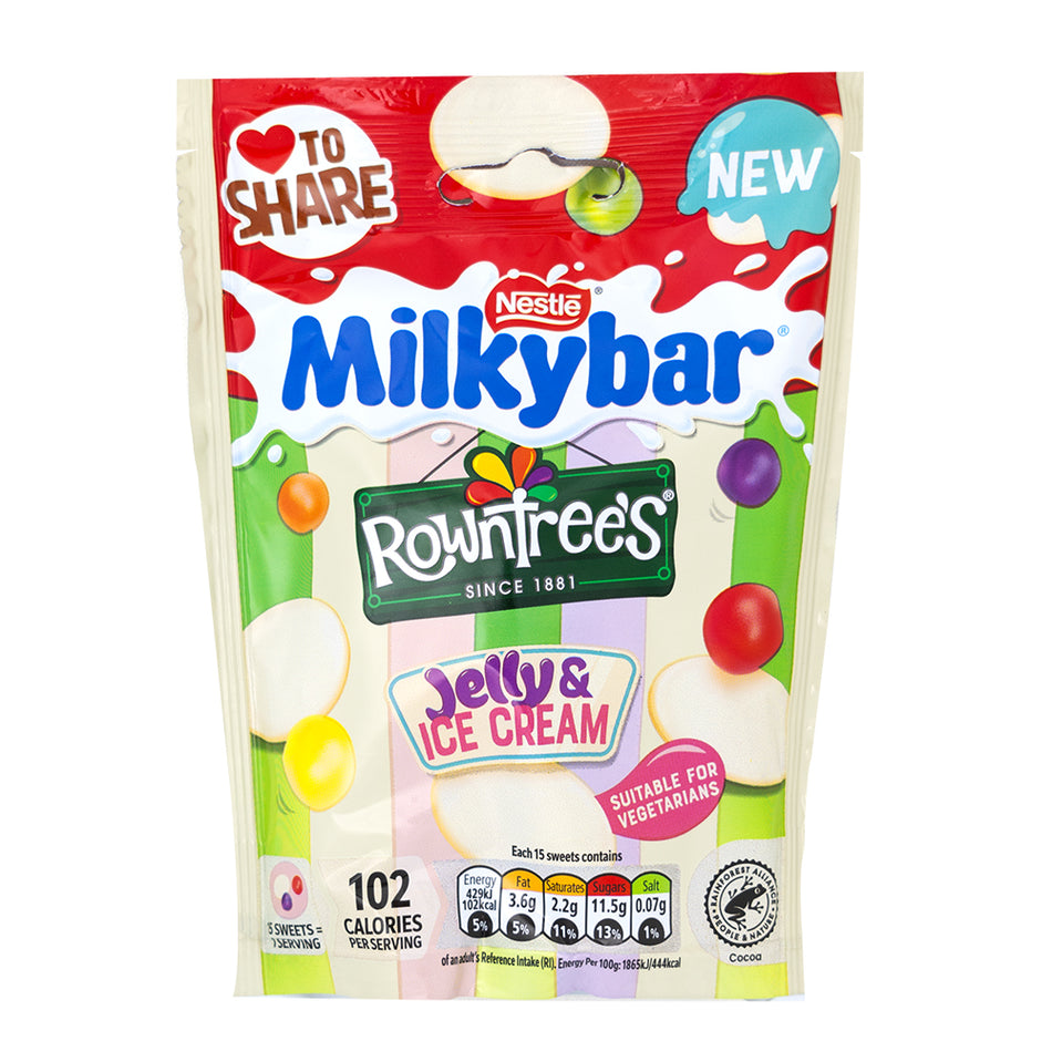 Nestle Milkybar Buttons Jelly and Ice Cream (UK) - 95g
