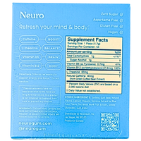 Neuro Energy and Focus Gum - 6 pack