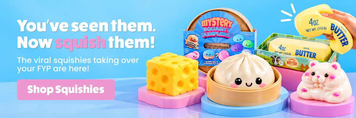 Viral Squishy Dumpling, Squishy Jumbo Butter, Taba Hamster, and more TikTok Toys Canada