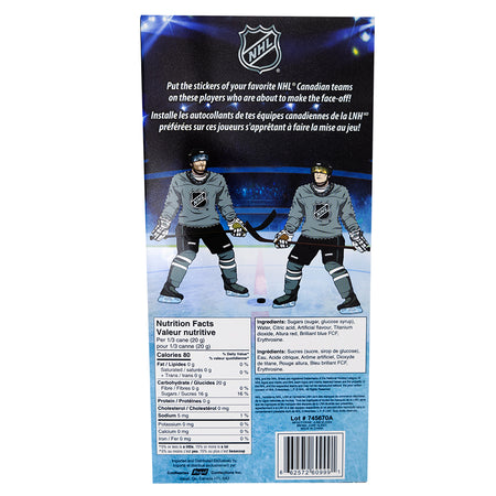 NHL Giant Candy Cane - 60g  Nutrition Facts Ingredients
