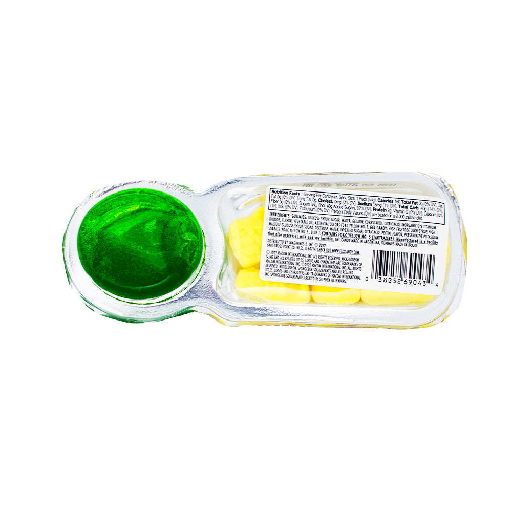 KaDunks Nickelodeon Slime Spongebob Dipper - 1.9oz  Nutrition Facts Ingredients - Slime Candy - Spongebob candy