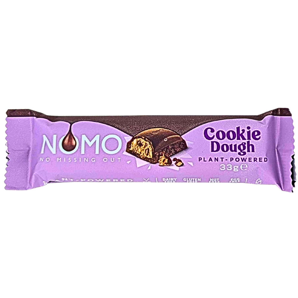 NOMO Vegan Cookie Dough Chocolate Bar (UK) - 33g | Candy Funhouse ...