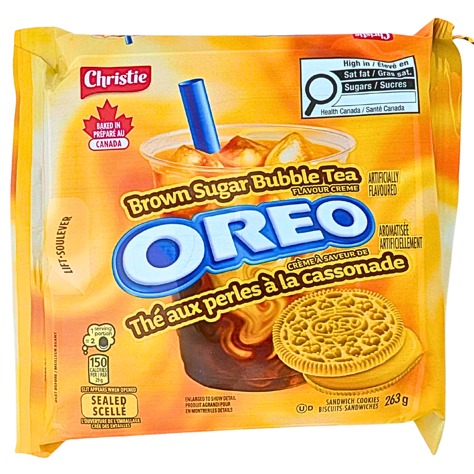 Oreo Brown Sugar Bubble Tea Cookies - 263g