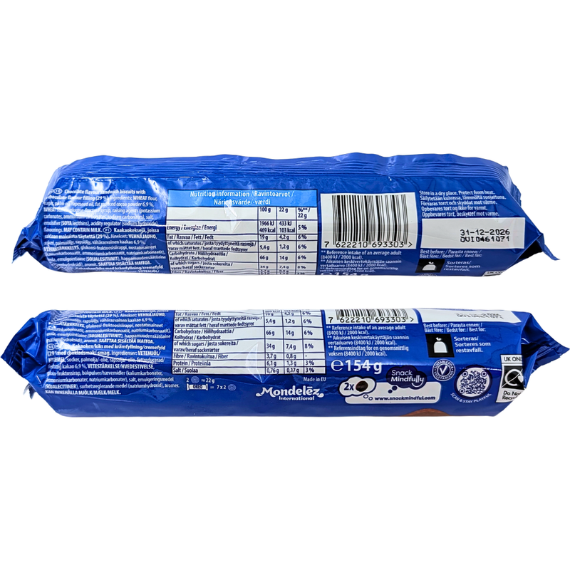 Oreo Choc'o Brownie Roll UK - 154g
