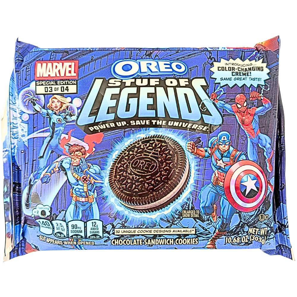Oreo Legends Oreo Marvel Stuf of Legends - 303g | Candy Funhouse – Candy Funhouse CA
