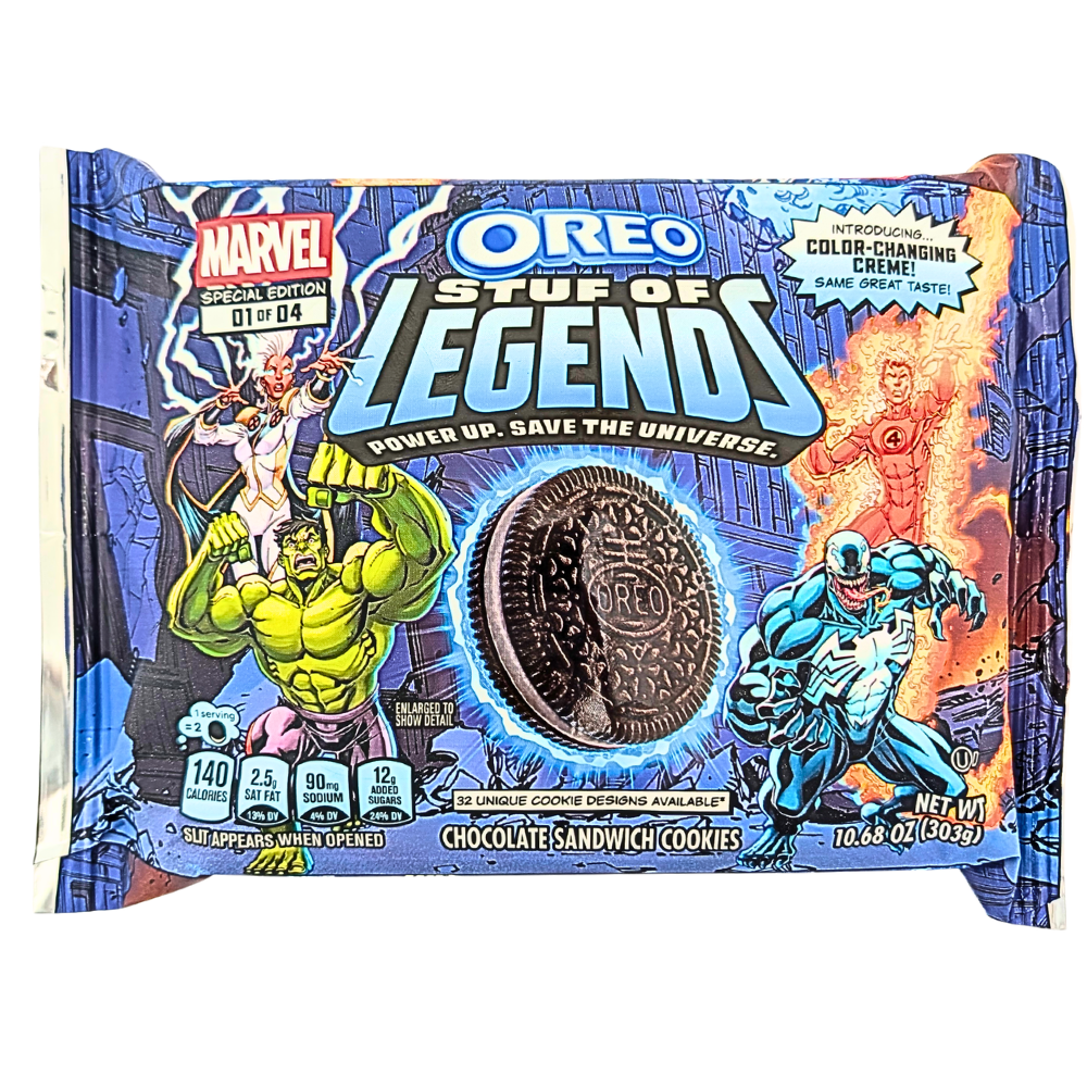 Oreo Legends Oreo Marvel Stuf of Legends - 303g | Candy Funhouse – Candy Funhouse CA