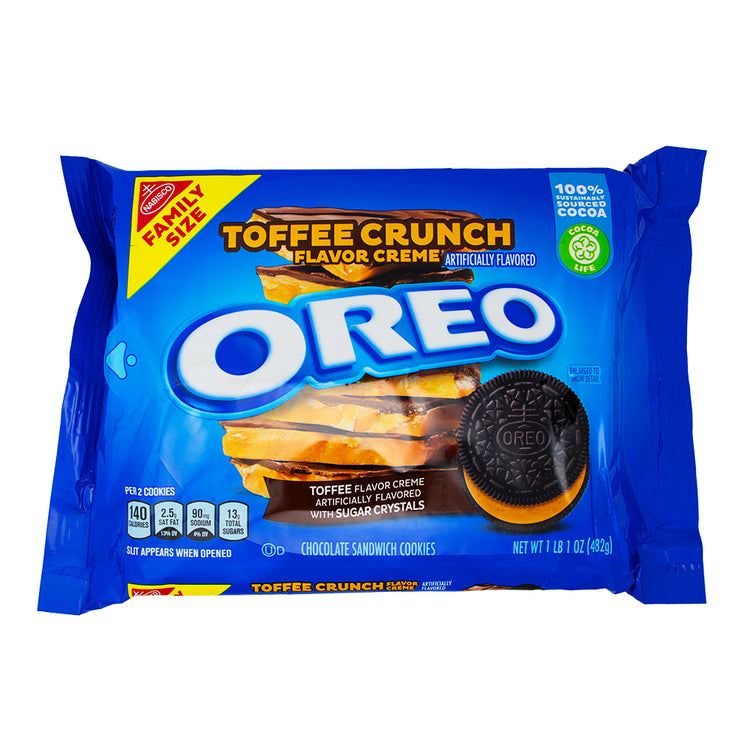 Oreo Toffee Crunch Family Size - 482g | Candy Funhouse – Candy Funhouse CA