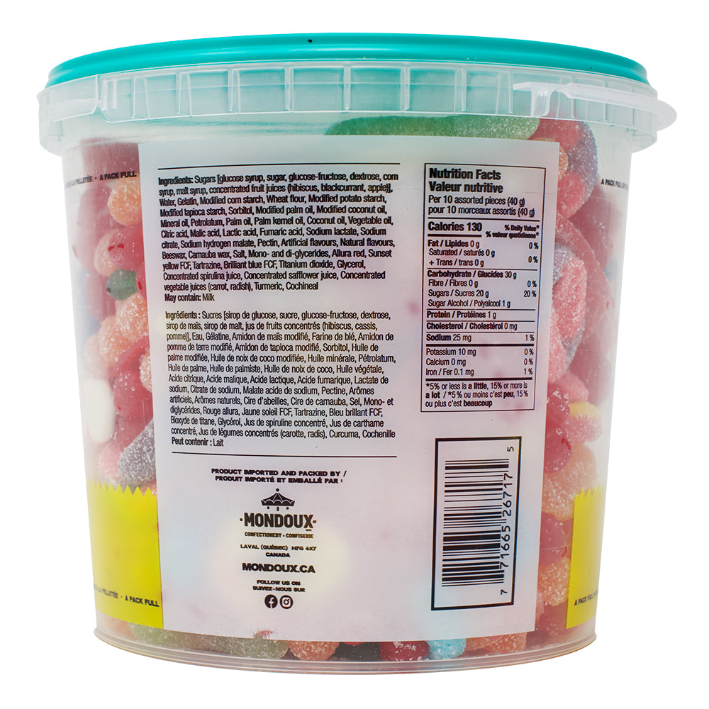 Sweet Sixteen Original - 1.75kg Nutrition Facts Ingredients, sweet sixteen, sweet sixteen candy, canadian candy, canadian sweets, canadian treats