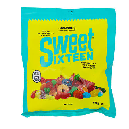 Sweet Sixteen Original - 185g - Canadian Candy - Mondoux Candy - Sour Candy - Retro Candy - Chewy Candy