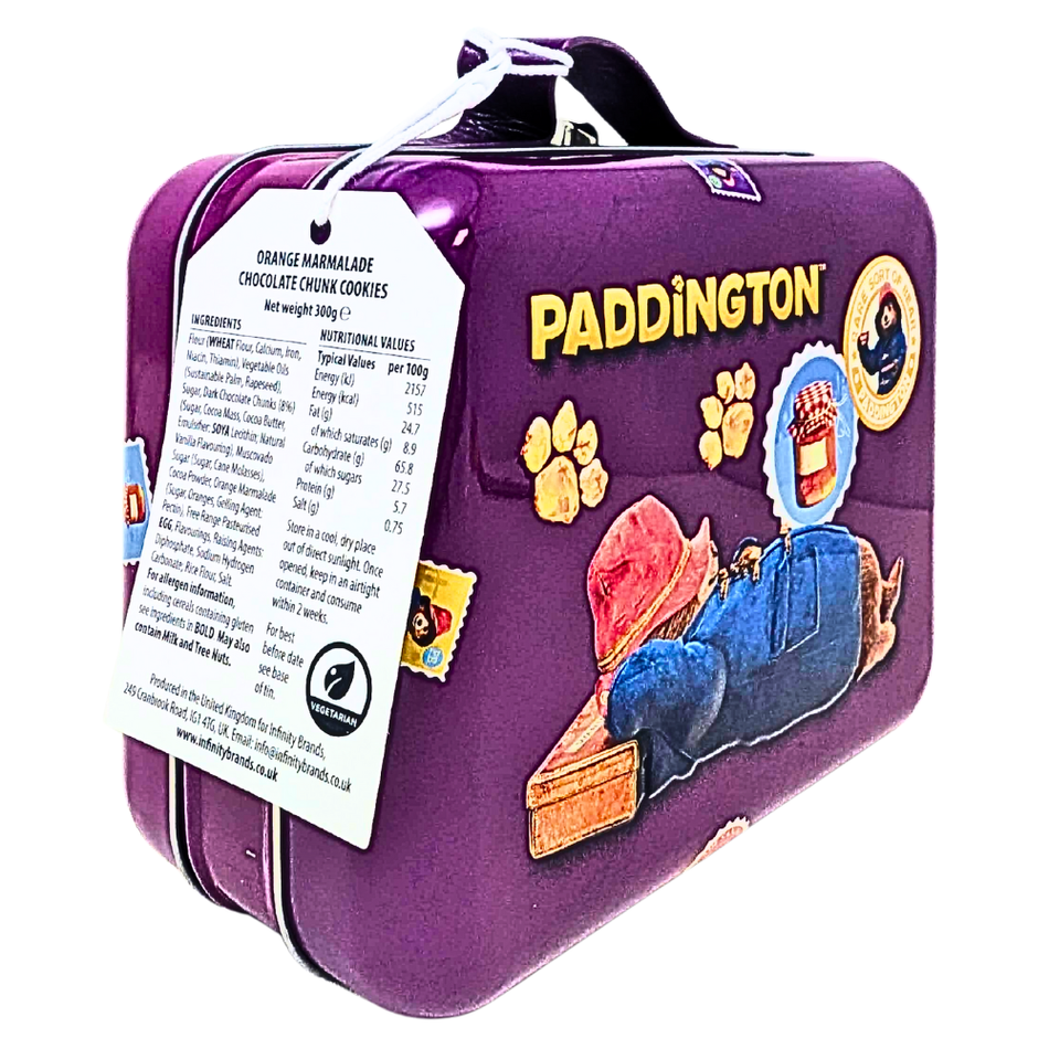 Paddington Suitcase Orange Choco Marmalade Cookies | Candy
