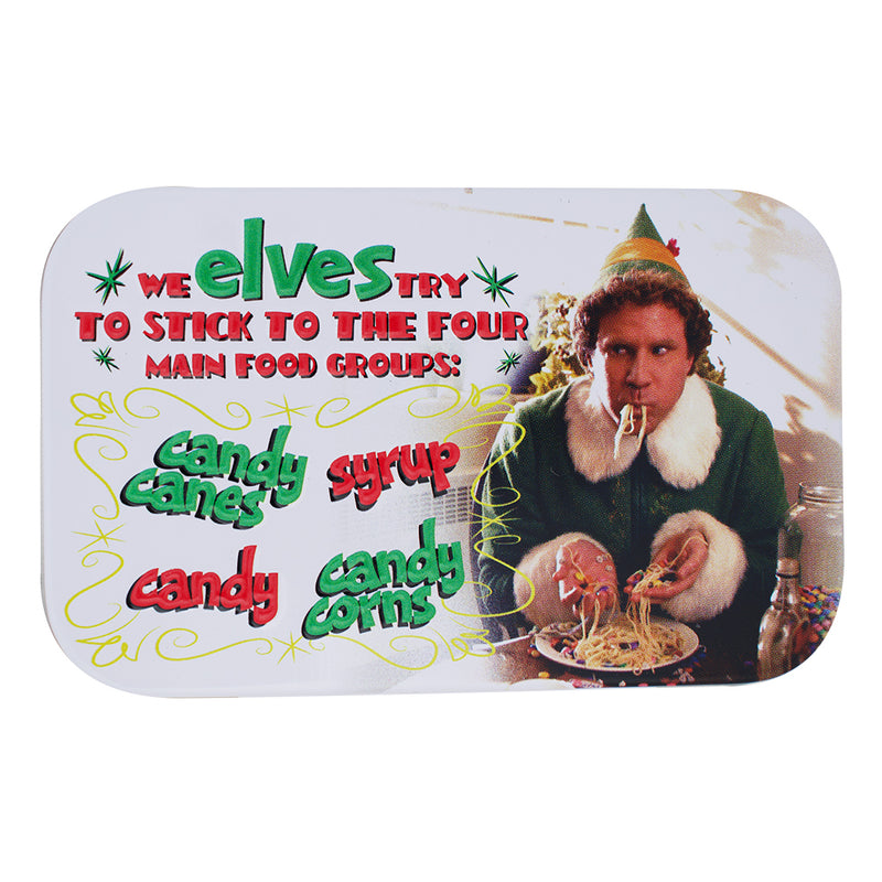 Elf - Pass The Syrup Maple Candy Tin - Elf Pass The Syrup Maple Candy Tin - Christmas Maple Candy - Elf-approved Holiday Treats - North Pole Candy Delights - Festive Maple Flavour - Christmas Candy - Christmas Treats