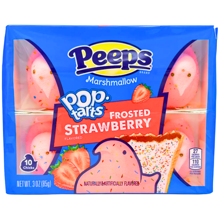 Peeps Chicks Frosted Strawberry Pop-Tarts 10ct - 3oz