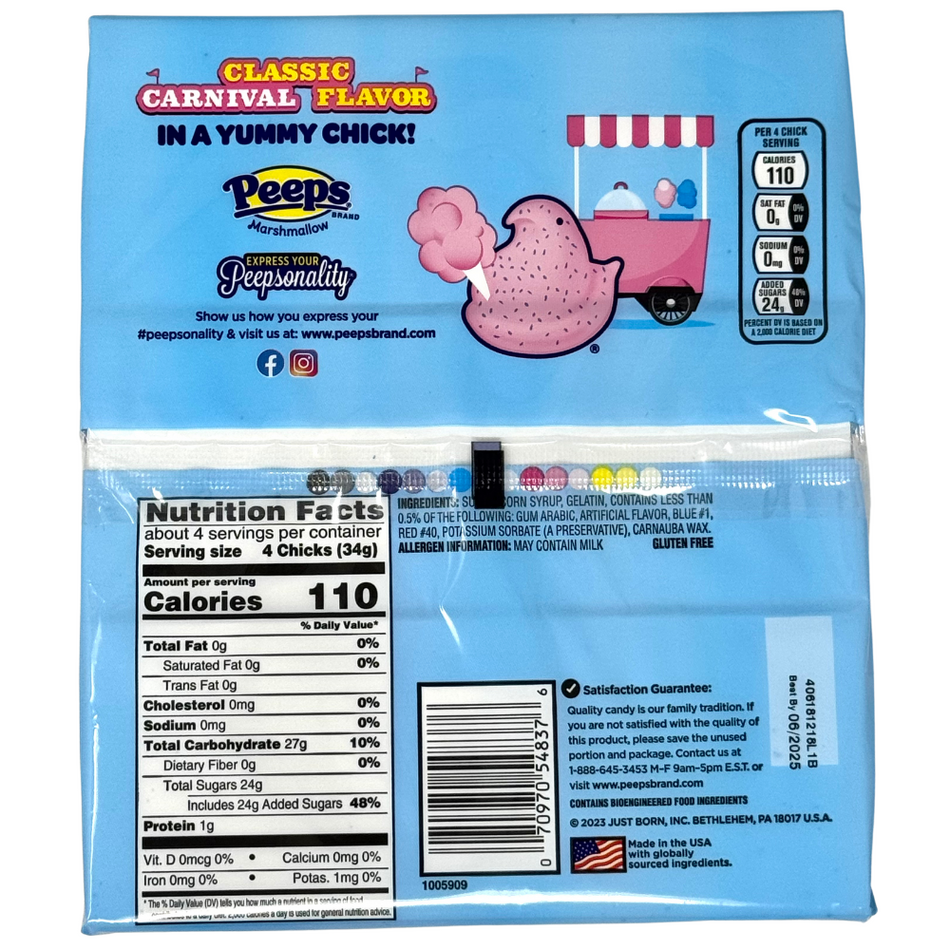 Peeps Cotton Candy - 15 Chicks - 4.5oz