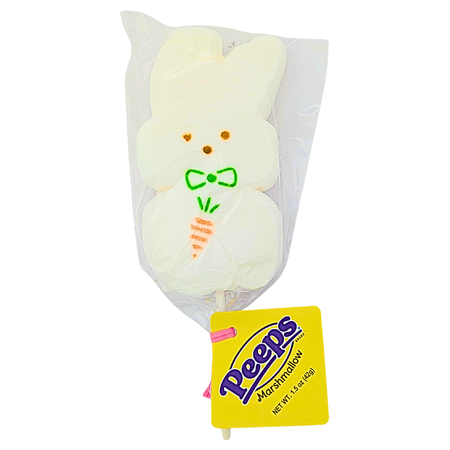 Peeps Marshmallow Giant White Bunny Pop - 1.5oz