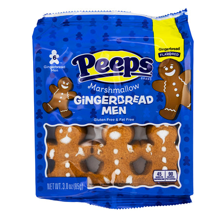 Peeps Gingerbread Marshmallow Men - 6ct