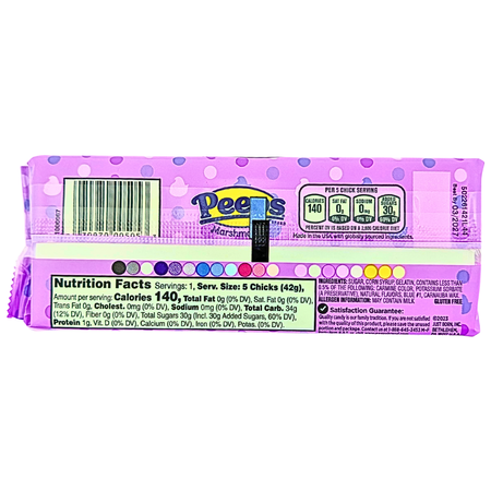 Peeps Marshmallow Lavender Chicks 5ct - 1.5oz