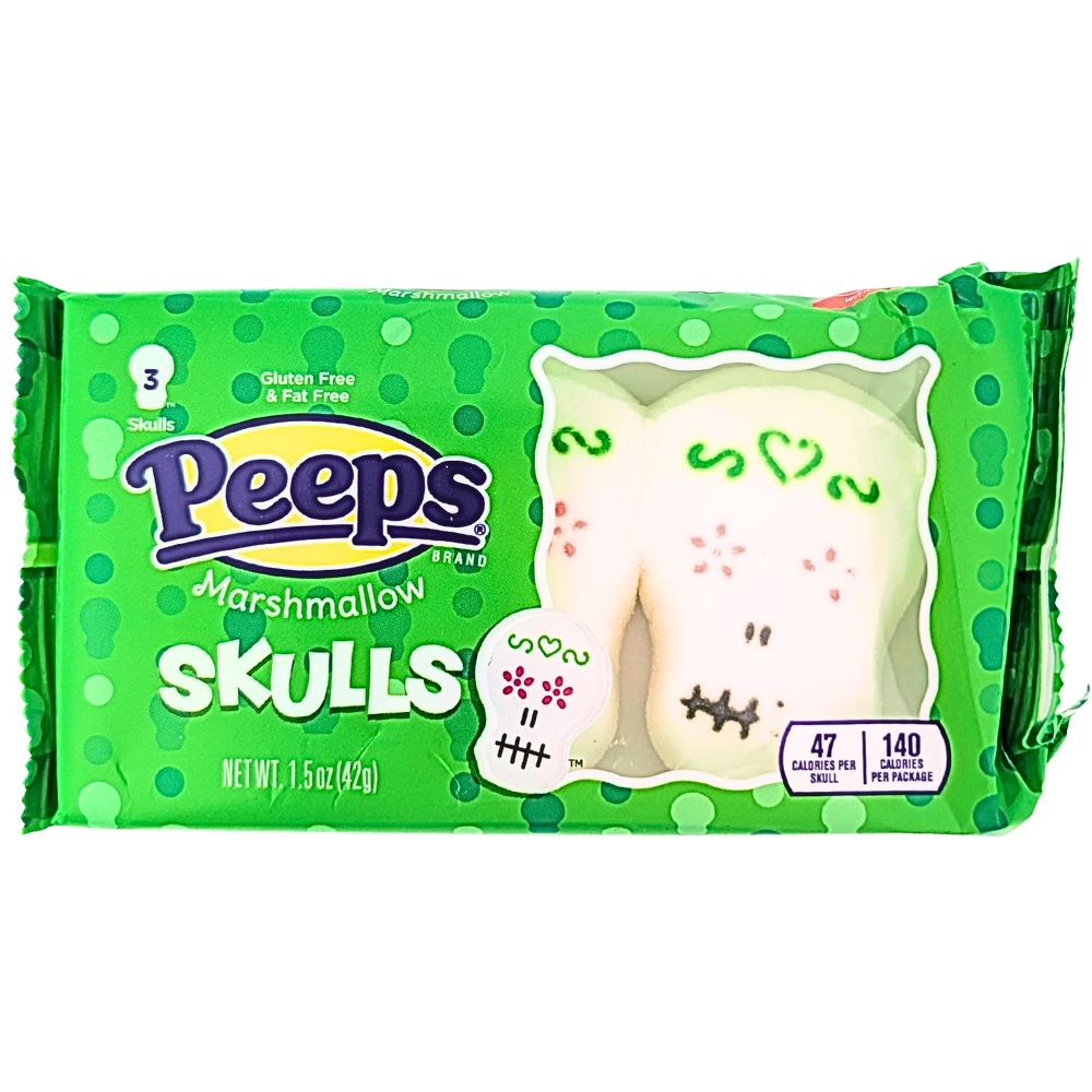 Peeps Marshmallow Skulls - 1.5oz