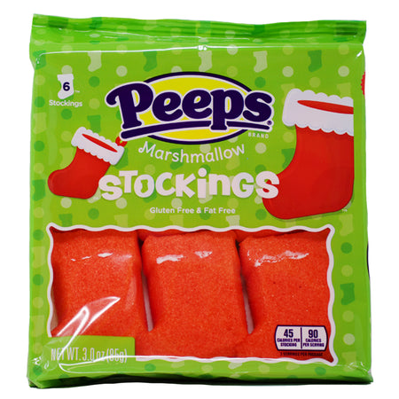 Peeps Christmas Stockings Marshmallows - 3oz - Marshmallow Peeps - Christmas Candy - Stocking Stuffer