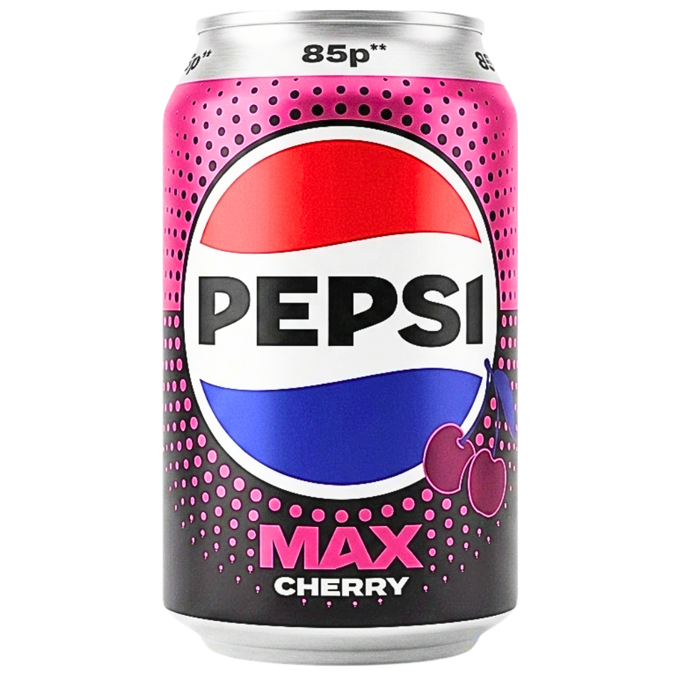 Pepsi MAX Cherry (UK) - 330mL