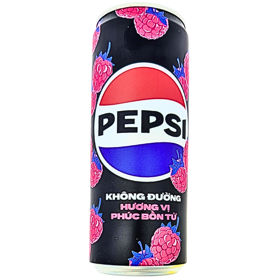 Pepsi Raspberry Zero Sugar (Vietnam) - 320mL