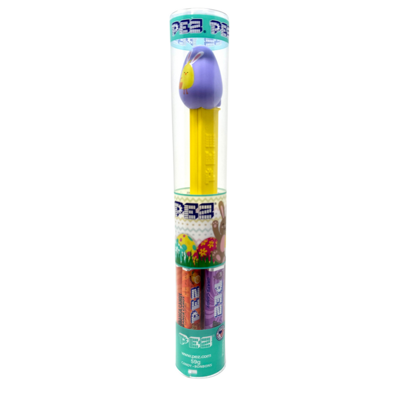 Easter PEZ Easter Tubes Purple Egg Chick - 59g