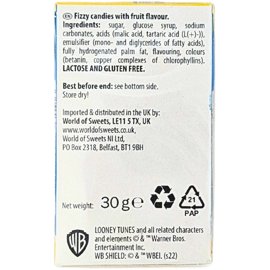 PEZ Fizzy Looney Tunes (UK) - 30g