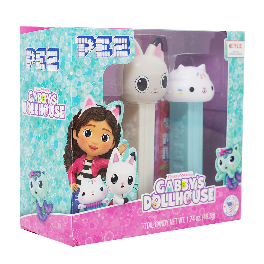Pez Gabby's Dollhouse Twin Pack - Gabbys Dollhouse - Gabby’s Dollhouse - Pez - Pez Candy - Pez Gabby’s Dollhouse Twin Pack