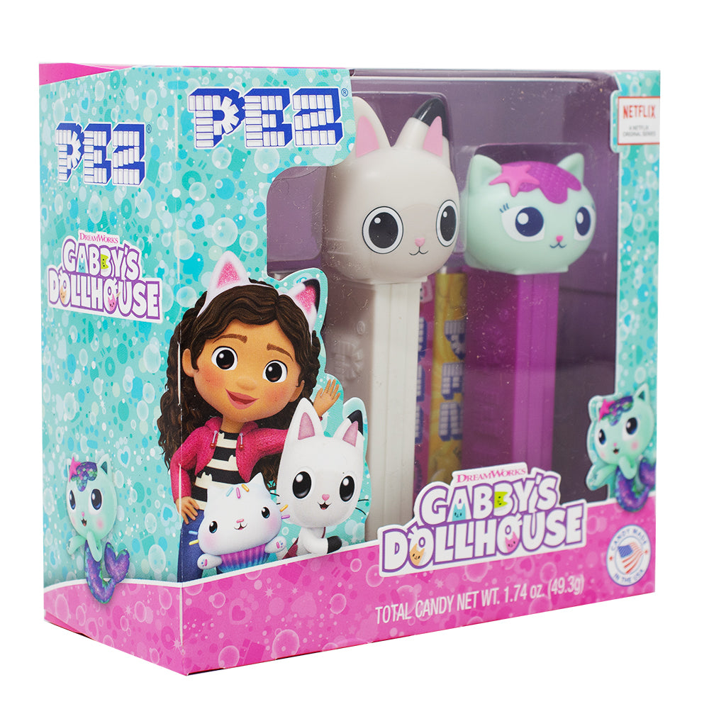 Pez Gabby's Dollhouse Twin Pack - Gabbys Dollhouse - Gabby’s Dollhouse - Pez - Pez Candy - Pez Gabby’s Dollhouse Twin Pack