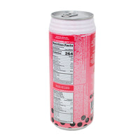 Pocas Bubble Tea Strawberry - 16.5oz  Nutrition Facts Ingredients - Pocas - Bubble Tea - Boba - Boba Drink - Strawberry Bubble Tea - Strawberry Drink