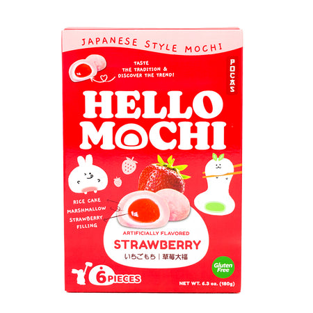 Pocas Hello Mochi Strawberry (Japan) - 6.3oz