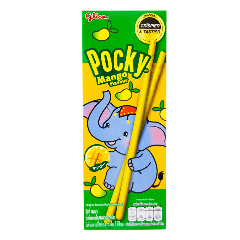 Glico Pocky Mango (Thailand) - 25g - Glico - Glico Snacks - Pocky - Pocky Sticks - Pocky Mango - Pocky Candy - Thai Candy