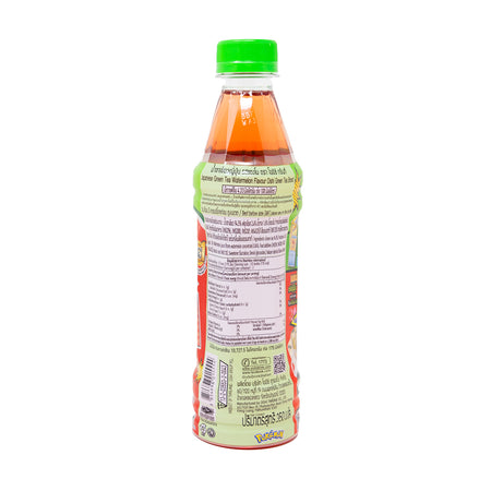 Pokemon Iced Tea Watermelon (Thailand) - 380mL  Nutrition Facts Ingredients - Pokemon Drink - Pokemon Snack - Pokemon - Watermelon Drink
