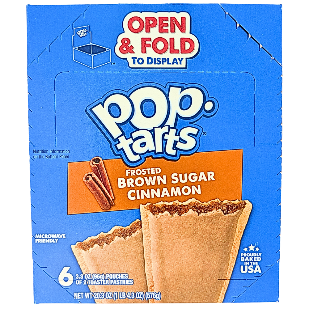 Pop-Tarts Frosted Brown Sugar Cinnamon 6pcs - 576g