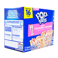 Pop-Tarts Frosted Strawberry Milkshake 16 Pack - 768g