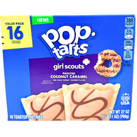 Pop-Tarts Girl Scouts Frosted Coconut Caramel 16 Pack - 768g