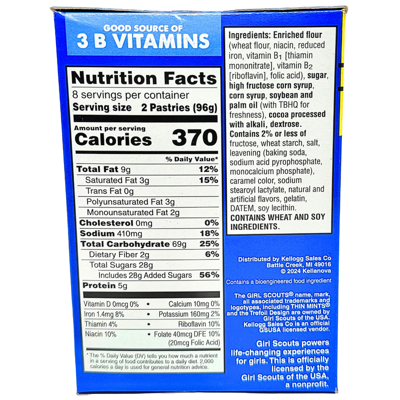 Pop-Tarts Girl Scouts Frosted Thin Mints 16 Pack - 768g