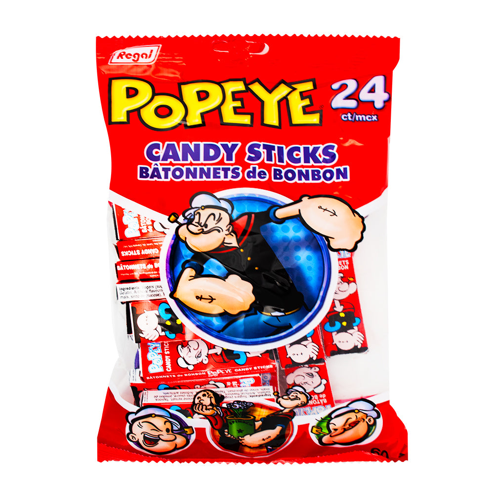 Popeye Candy Sticks - 24ct