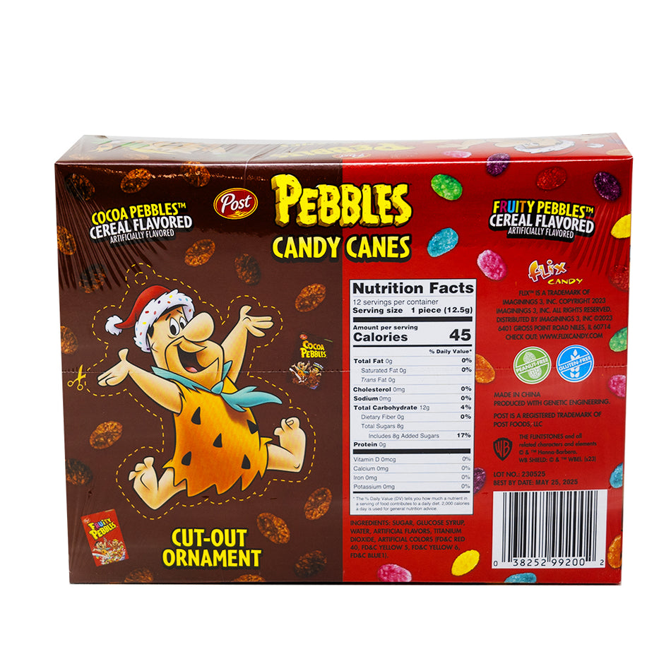 Post Pebbles Candy Canes - 12 Count  Nutrition Facts Ingredients
