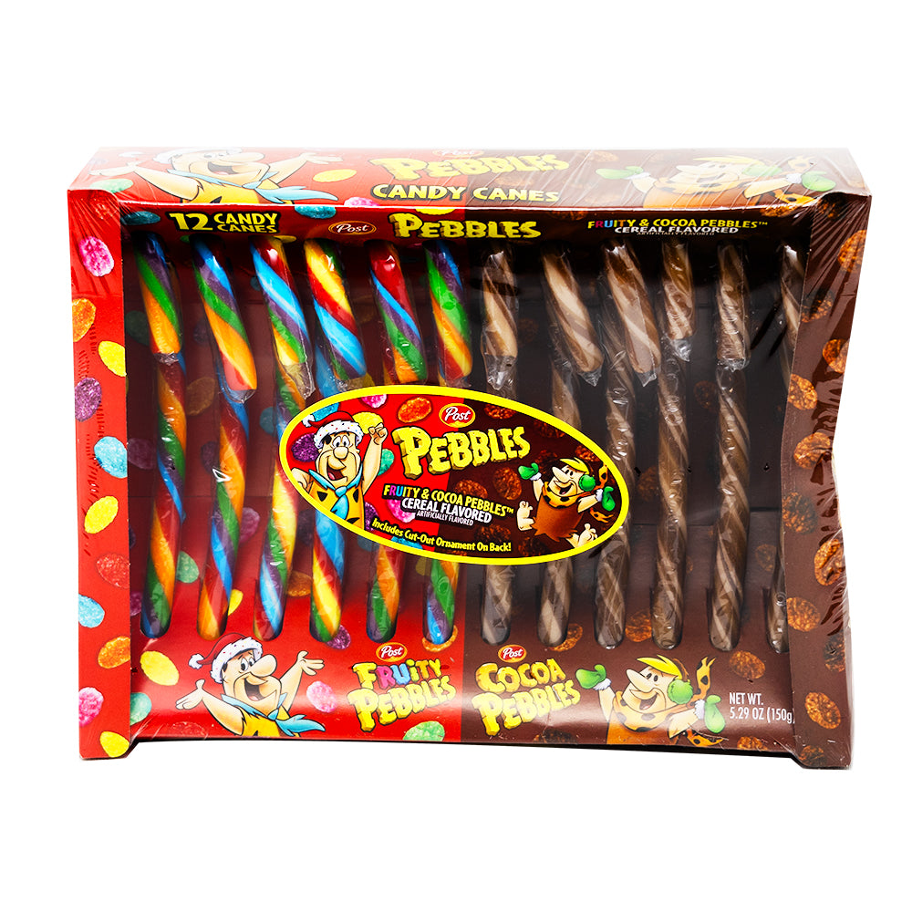 Post Pebbles Candy Canes - 12 Count – Candy Funhouse CA