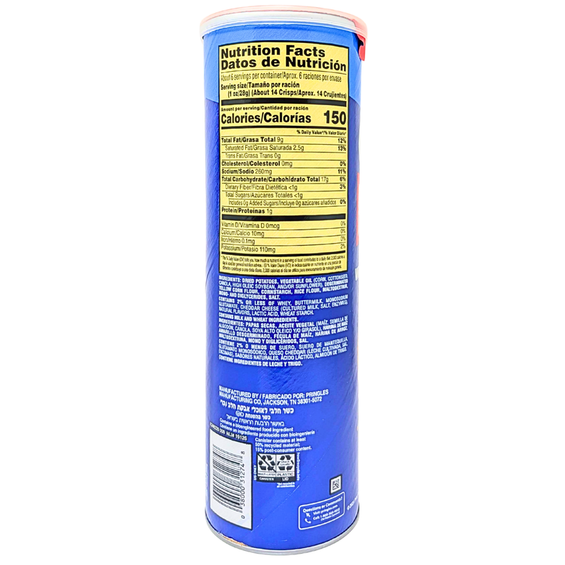 Pringles Sharp White Cheddar - 5.5oz