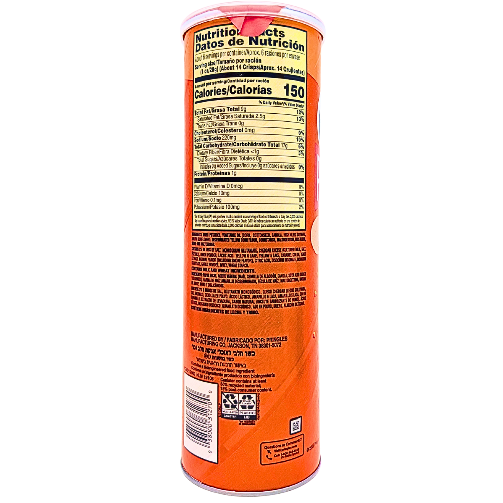 Pringles Smoky Cheddar - 5.5oz